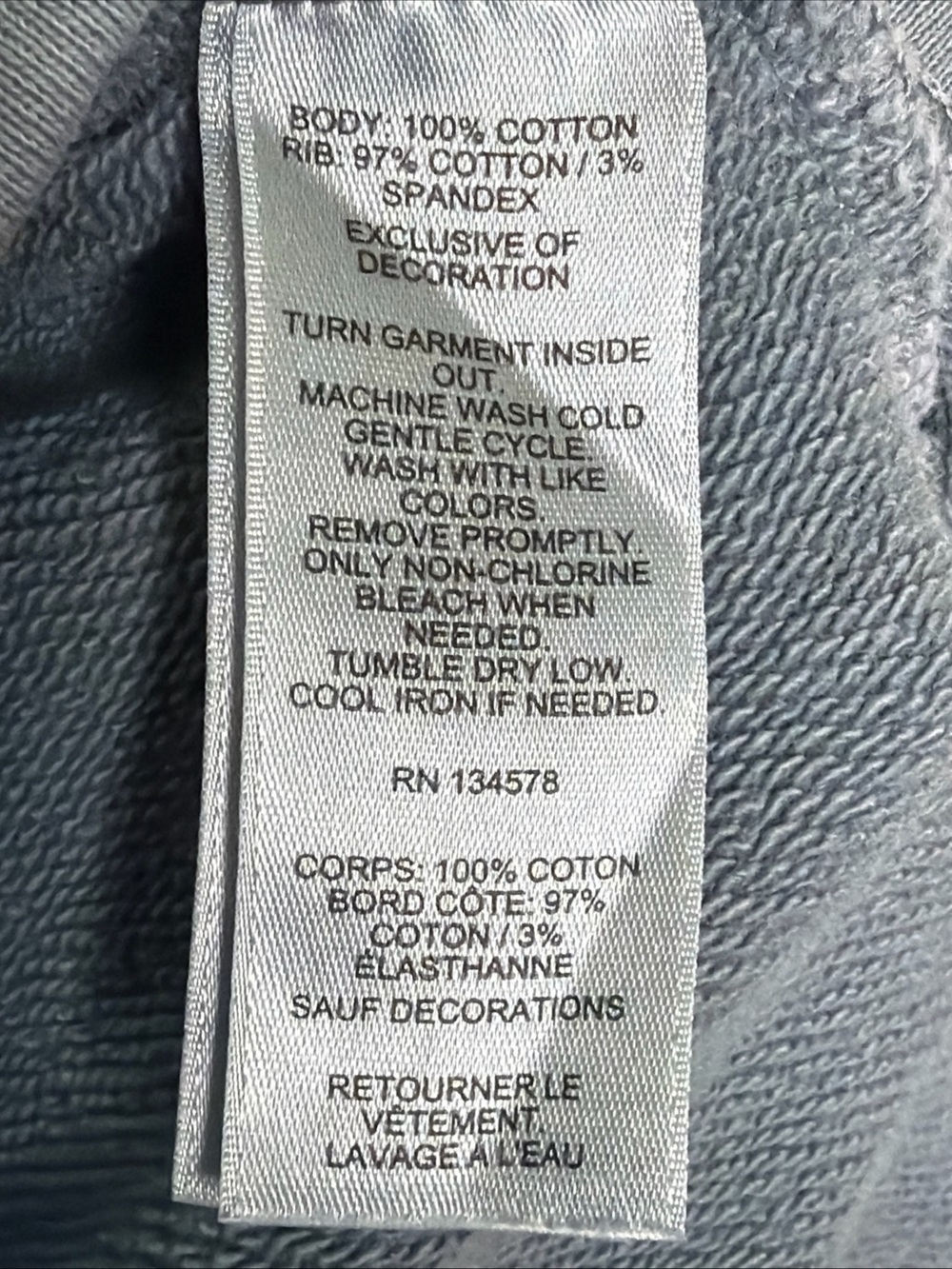 Vineyard Vines Classic Cam V Neck Pullover Sweatshirt Blue Gray Women’s M - Picture 5 of 7